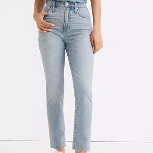 Madewell Perfect Vintage Jean in Ellicott Wash (High Rise / High Waisted)